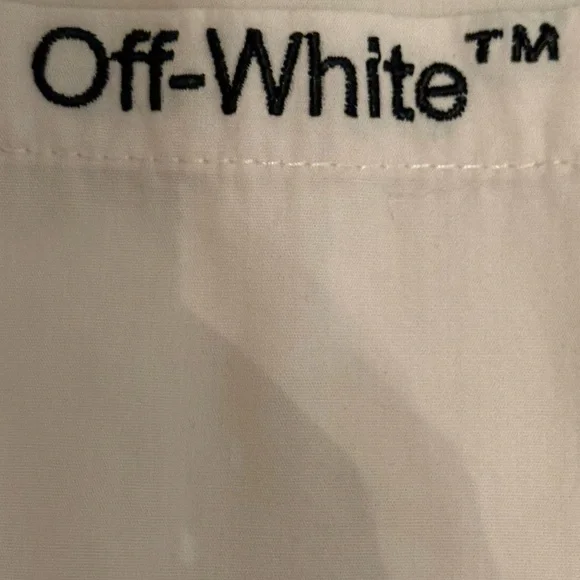 2 Off White Button up deal Authentic Deal